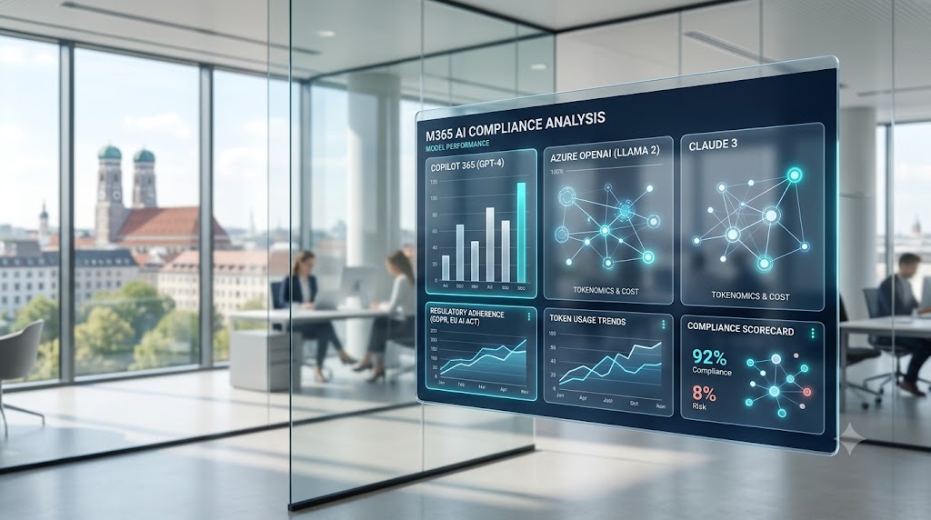 Du betrachtest gerade Microsoft 365 Multi-Modell-Strategie: Warum Tokenomics und KI-Modellbewertungen das neue Pflichtprogramm für Corporate Compliance sind